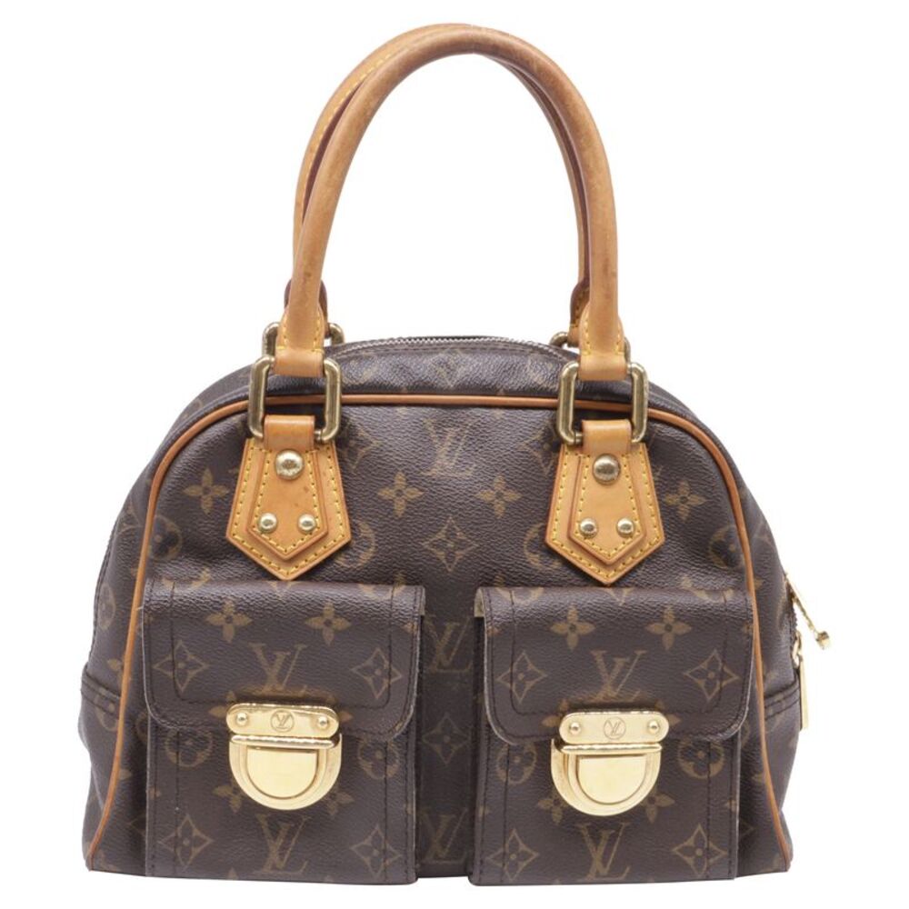 Louis Vuitton Monogram Tote with Tan Handles